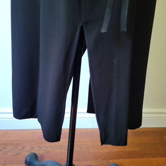 BLACK Banana Republic Crepe Mock-Neck Midi Dress - Picture 7 of 7